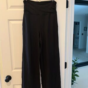 Lululemon Athletica Black Wide Leg Pants